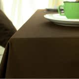 特价纯色餐桌布 台布正方形咖啡馆长条桌布  长方形西餐桌布定做