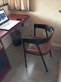 铁艺实木餐椅组合复古办公休闲咖啡厅酒吧奶茶酒店电脑餐厅沙发桌