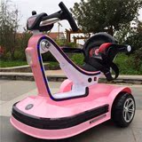 儿童电动四轮汽车双驱动宝宝可坐瓦力车婴幼儿室内遥控玩具碰碰车