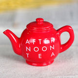 Afternoon Tea红色下午茶创意冰箱贴家居日用装饰礼品树脂磁贴