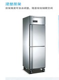 TONBAO/通宝暗管500L单机双温双门冰柜 冷藏冷冻柜保鲜柜立式冰箱