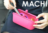 现货日本代购 P+G  MACHI 硅胶防水化妆包 手机包 零钱包