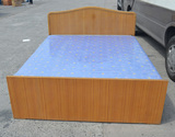二手家具二手1.5米双人床板式床五尺硬板床木板床带棕垫环保无味