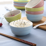 儿童碗陶瓷餐具家用饭碗汤碗创意可爱卡通碗筷勺套装吃饭碗勺