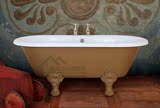 铸铁搪瓷浴缸1.7米欧式古典独立式 豪华椭圆形铸铁贵妃浴缸 浴盆