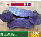【5月发货】高山有机黑金刚土豆黑土豆紫土豆洋芋时令蔬菜5斤包邮