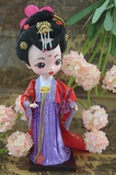 中国娟人人偶摆设特色礼物Q版卡通仕女人物传统手工艺创意礼品
