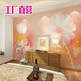 帝宜佳工厂定制3D壁画风景现代客厅背景墙温馨浪漫花卉墙纸墙布