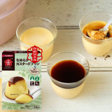 现货日本日清儿童焦糖布丁粉宝宝甜点DIY烘焙原料40g+糖浆15g