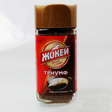 代购俄罗斯 骑士品牌 速溶咖啡 红瓶装 95g 进口纯啡咖粉