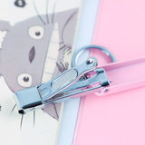 日本简约折叠指甲钳美甲钳指甲刀创意男女可挂钥匙扣大号指甲剪