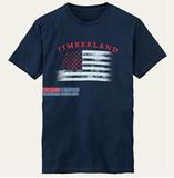 2016现货 国旗款 Timberland美国正品代购男士全棉圆领T恤多色