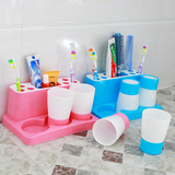 情侣创意牙刷架牙膏盒韩国 三口之家洗漱套装 洗漱口杯刷牙杯牙缸