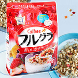 日本进口Calbee卡乐比b水果颗粒谷物即食早餐冲饮燕麦片800g袋装