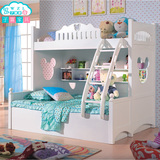 韩式实木上下床母子床儿童家具双层床子母床童床成人高低床组合床