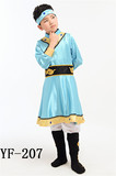 新款儿童少数民族舞蹈演出服装藏族黎族壮族蒙古族表演服饰男童装