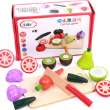 木制 切切乐 水果蔬菜切切看过儿童家家玩具1到3岁 包邮