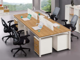 办公家具职员办公桌4人6人员工桌椅组合简约现代屏风卡位