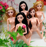 芭比娃娃蛋糕模具烘焙模型衣服婚纱设计专用公主裸娃素体玩具批发