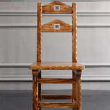 原木松木实木小矮凳子时尚方凳马鞍凳餐凳简约二砖靠椅双砖靠椅子