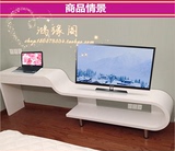 钢琴烤漆简约卧室壁挂创意小户型电视机柜梳妆台电脑桌组合柜特价