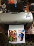 二手爱普生R230打印机六色彩色喷墨照片连供热转印升华打印机包邮