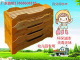 厂家直销幼儿园专用床幼儿园实木床/儿童木板床杉木床儿童午睡床