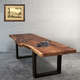 简约现代客厅茶几小户型实木复古桌子铁艺功夫办公泡茶桌简易边几
