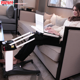 床边笔记本电脑桌移动折叠升降懒人桌创意简约多功能旋转沙发桌子