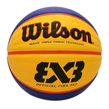 wilson国际篮联FIBA 3对3超纤耐磨6号室内室外比赛篮球KRATUS 3v3