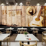 致青春墙纸卧室 3D定制咖啡厅餐厅酒吧大型壁画 个性复古怀旧壁纸