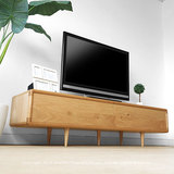 现代北欧日式简约 全实木电视柜 白橡木电视柜客厅家具 厂家直销