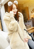 秋冬装时尚韩版孕妇装柔软羊羔毛绒加厚上衣冬季保暖长袖卫衣外套