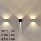 LED防水壁灯现代简约时尚户外可调光灯工程酒店室内背景墙壁灯