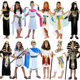 万圣节服装cosplay儿童埃及法老服装成人公主古希腊艳后埃及国王