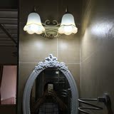 欧式镜前灯led 浴室卫生间梳妆台镜柜灯 创意简约美式田园壁灯具
