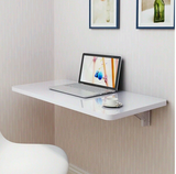 新款创意简约折叠桌墙壁餐桌墙上电脑桌书桌学习桌一字搁板清仓