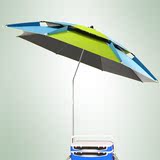 2.4米2.2米双层钓鱼伞万向防雨防紫外线渔具户外遮阳垂钓伞