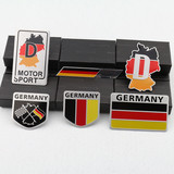 德国旗汽车金属车贴标车尾装饰3D立体个性国旗地图贴纸划痕遮挡