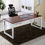 简易电脑桌椅子组合书桌简约现代双人办公桌台式家用学习桌经济型