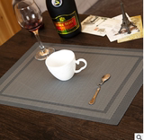 家用PVC餐垫 可水洗防油 桌垫 茶几垫 西餐垫 欧式中国结高端条纹