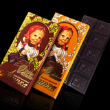 爱莲巧alenka微苦纯黑巧克力100g俄罗斯进口零食糖果可可含量72%