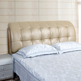 欧式床头板软包1.8米简约现代儿童床头板皮艺双人床靠背板定制