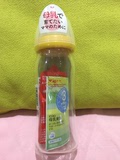 日本 贝亲宽口径玻璃奶瓶防呛母乳实感 新生儿防胀气奶瓶