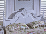 定制单双人韩式田园床头板烤漆实木简约现代欧式公主床屏靠背床头
