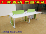 深圳办公家具组合屏风办公桌4人位钢架职员办公桌椅员工电脑桌