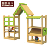 幼儿园儿童玩具柜实木区域组合玩具柜松木储物架收纳架整理区角柜