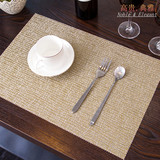 简约欧式PVC塑料隔热垫 日式餐垫西餐垫 防滑防烫碗垫 北欧餐桌垫