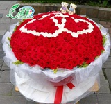 求婚表白99朵365朵520朵999朵红玫瑰鲜花重庆同城速递送生日礼物