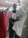 2016韩国代购初秋新品时尚长袖衬衫女宽松喇叭袖流苏拼接衬衣外套